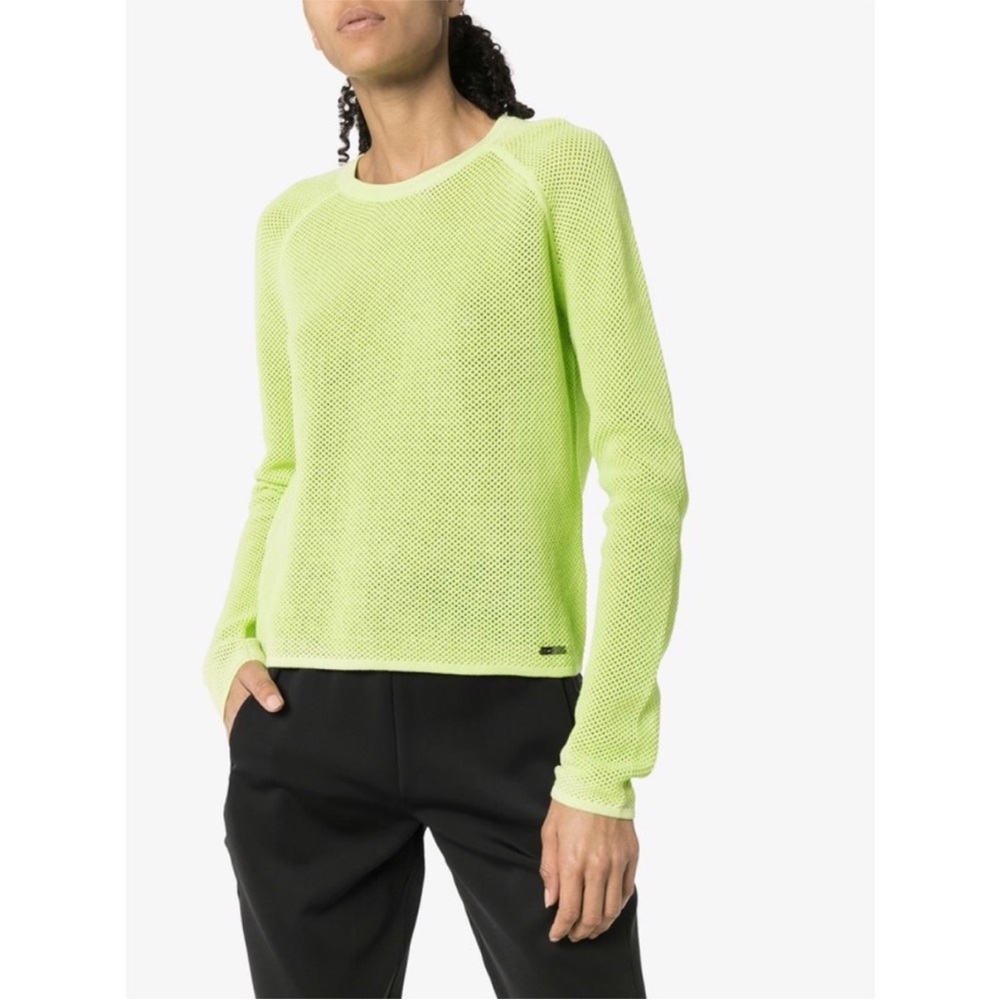 Sweaty Betty Idol Mesh Green Top